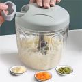 Chopper Food Processor, 2000 ML Cup Food Processor, Press Start Quick Operation, 3-Blade Double Layer Thickening Transparent Bowl is Safe and Reliable Kitchens Best Food Chopper.. 