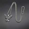 Stainless Steel  Eagle Necklace Fly  Falcon Pendant Necklace for Women. 