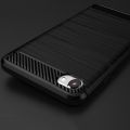 【Miga Plaza】 Back Cover For LG Q6 / Q6 Plus Soft Silicone TPU Phone Case Carbon Fiber Texture Brushed Shell Anti-knock Full Protection Casing. 