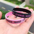 Kpop Idol BLACKPINK JISOO JENNIE ROSE LISA Silicone Bracelet. 
