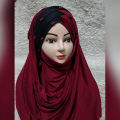 Six D pearl Turkis Hijab Dauble colour  Combination Hijab.. 