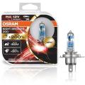 H4 - Osram Night Breaker Laser 200% - Headlights Bulbs - Germany - 3900K Color. 