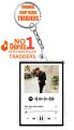 customize Spotify picture keychain || customize music picture keychain 2 sided (gift product). 