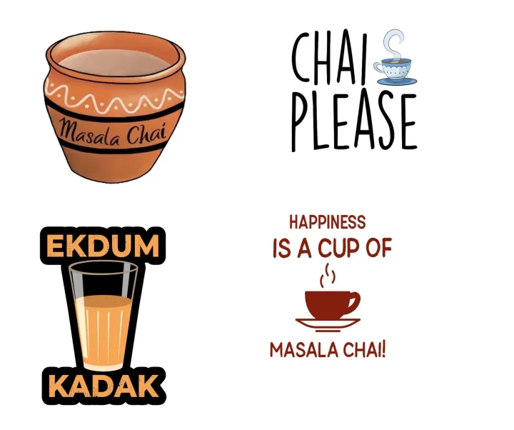 Chai%20is%20Life%20Sticker%20-%202%20inch%20x%202%20inch%20-%20Also%20Custom%20Stickers%20Available%20Sticker%20For%20Mobile%20Sticker%20For%20Laptop%20Aesthetic%20Sticker%20Pack%206%20Stickers%20-%20Image%202