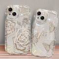 Cute Rabbit Flower Floral Case For Itel P65 4G Cover Curly Wave Soft Silicone. 