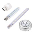 USB Night Light Mini LED Night Light USB Plug Lamp Power Bank Charging USB Book Lights Small Round Reading Eye Protection Lamps. 