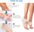 Silicone Anti-Crack Half Heel Socks Set for Pain Relief | Gel Protector | Feet Cover. 