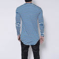 Men Shirt Long Sleeve O Neck Autumn Top. 