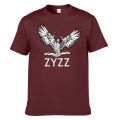 High Quality Cotton Zyzz Wings T Shirt Aziz Shavershian Workout T Shirts Men Short Sleeves Tee Shirt Streetwear Tshirt Male. 