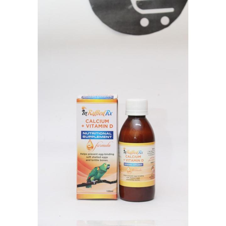 Calcium + Vitamin D For Birds -120ml