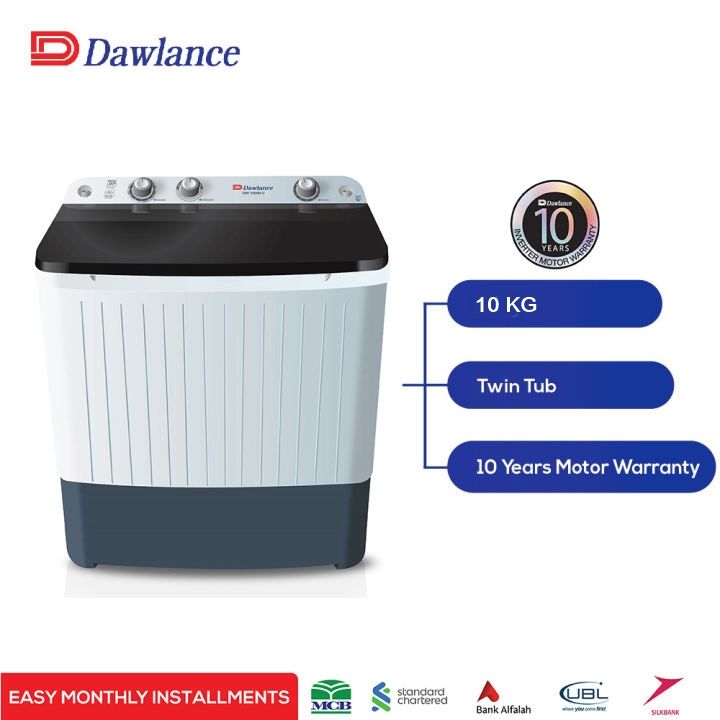 Dawlance- 10kg- Semi Automatic Washing Machine -DW-7500