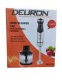 Deuron Hand Blender 2in1 With Vegetable Chopper. 