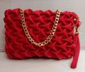 Classic Korean Ladies Handbag With Stylish Golden Chain and Long Strap Shoulder Bag/ Hand Bag For Girls and Women Tote Bag Ladies Handbag. 