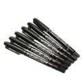 5Pcs Fine Dual Heads Marking Pen Marker Waterproofink Thin Nib Black Liner Art Pen Drawing Stationery Office Supplies Marker. 