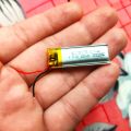 250 MAH 3.7v Battery 401119 Small Size - Lithium Ion Lipo - Camera, Smart Watch, Earbuds, Airpodd, DIY, Neckband, Bt Handsfree, Bluetooth Speaker. 
