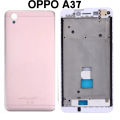 OPPO A37 Metal Housing Full Body Casing Replacement Parts Case With Side Volume Buttons Middle Frame Plate And Back Frame. 