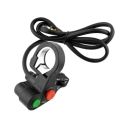 Universal Motorcycle Handlebar Assembly Switches ON/OFF Button Connector Horn Turn Signal Lights Head Spot Light Switch. 