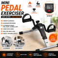 Dazzin - Portable Pedal Exerciser | Digital Display Monitor | Arm & Leg Workout Machine | Compact Fitness Equipment for Home, Office & Physical Therapy | Adjustable Resistance | Low Impact Exercise Bike. 