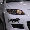 Car Sticker 3D Reflective Black Lion Car Decal. 