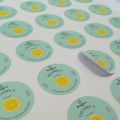 100pcs custom design/logo/wedding/label/personalized stickers of your own design in round shape. 