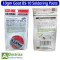 BS-10 10g Goot Weak Acid Soldering Paste Flux Grease Paste Soldering Iron Tip Smoother by electrica (1pcs). 