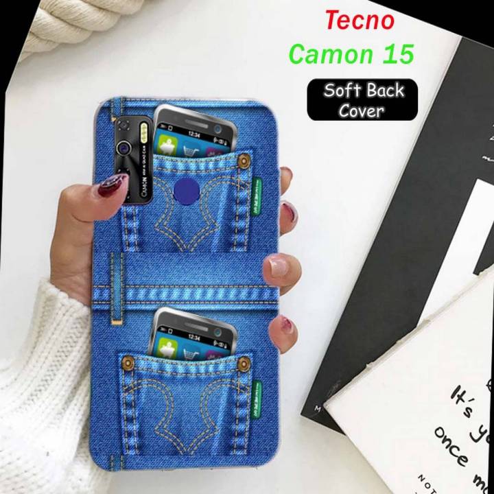 Tecno Camon 15 Pouch Cover - Print Case Cover
