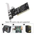 3 Port IEEE 1394 Firewire Card PCI Firewire Adapter IEEE 1394 PCI Controller Card for Desktop PC. 