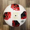 Telstar FIFA World cup Football White Match Soccer Ball 2018 Size 5 with free Nozzle by King Sports. 