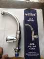 Wash basin side pillar cock pvc plastic brass spindal. 