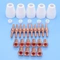 30Pcs Thermal Dynamics Tools DIY Plasma Cutter Consumables Spare Parts Kit Tips For BPS40. 