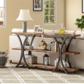 Versatile and Modern 3-Tires console Table and Media Console. 