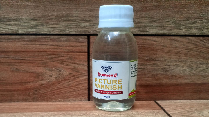 Acrylic & Oil Color Varnish 100 ml Bottle Art# SS-Varnish-1 Bottle-AIP-002