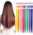 Pack Of 9 MULTI COLOR Hair extension. 