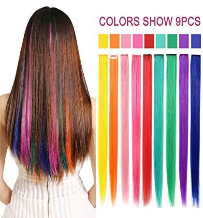 Multi%20Color%20Hair%20Extensions%20Pack%20of%209%20-%20Image%203