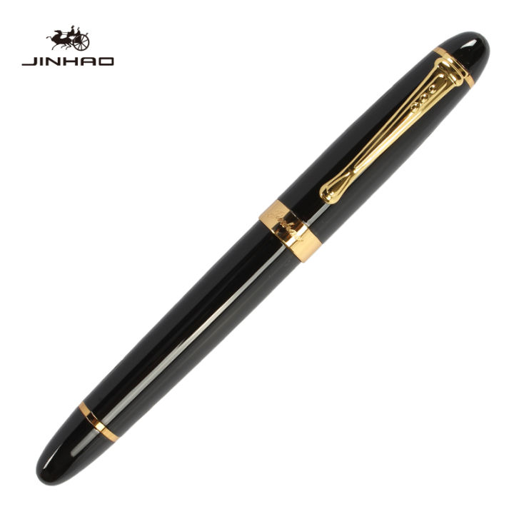 Jinhao%20Fountain%20Pen%20450%20black%20with%20gold%20broad%20nib%20-%20Image%204