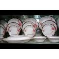 87 Pieces - Melamine Plastic Dinner Set For 8 Person Service. 
