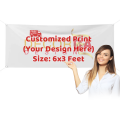 Personlized Panafle PVC Banner Print | Size: 6x3 Feet (72x36 Inches). 