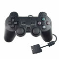 PlayStation 2 Dualshock Controller Black - PS2 - Playstation 2 - Black - Red - Blue-white. 