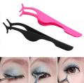 Eyelashes Auxiliary Clip Tweezers Stainless Eye Lashes Eyes Makeup Tool Holder. 