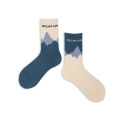 Seamless socks women's combed cotton AB socks boneless socks ins trend street sports men's and women's couples socks. 