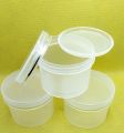 Empty Plastic Containers for Makeup 100 Gram Transparent / Refillable Empty Jars for Cosmetics Cream Pot Jar. 