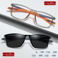 Photochromic TR Silicone Sports Myopia Glasses Anti Blue Light Men Anti-Shed Basketball Football Sunglasses Очки для близоруких. 