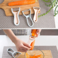Imported Quality 2 in 1 Julienne Peeler Vegetable Cutter, Slicer Carrot Potato Grater Cutter Grinder Kitchen Gadget Tools. 