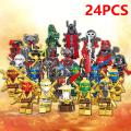 11401 Gold Ninja 24 Children Assembled Building Block Toys. 