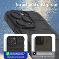 For iPhone 13 Pro Max Shield Anti-fall Case Mobile Phone Case Shock-proof Mobile Phone Safety Protection Silicone Phantom Shield Shockproof Cover. 