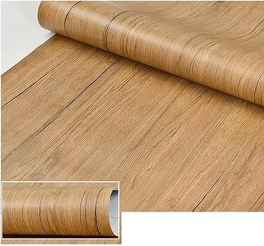Self%20Adhesive%20Wood%20Grain%20Furniture%20Stickers%20PVC%20Wallpaper%20cabinets%20Gloss%20Film%20Vinyl%20Counter%20Top%20Decal%20-%20Image%202