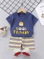 Comfortable CoolFriends T-Shirt & Shorts Pant Set for Kids (0-5 Years Children) | Perfect for Baby Boys & Girls. 