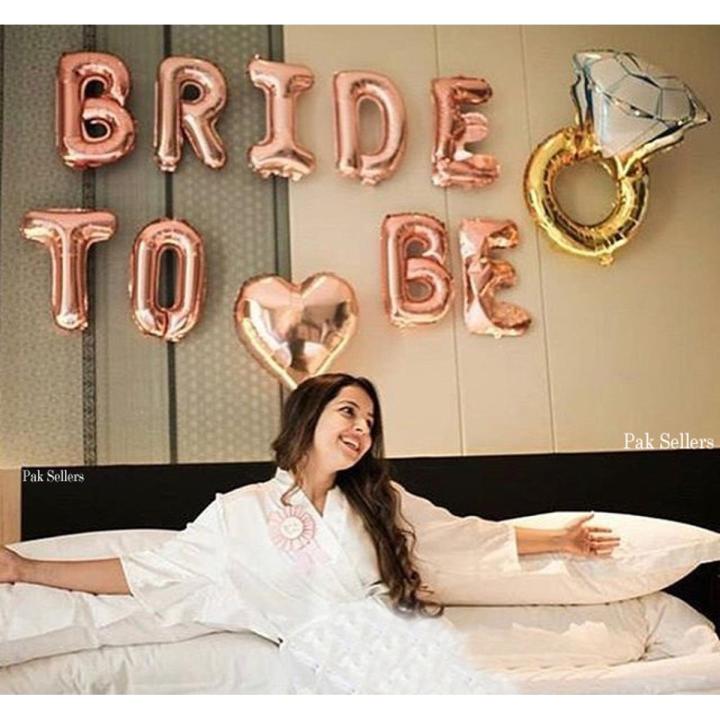 Bride to Be Theme – Bridal Shower package with Diamond Ring foil balloon