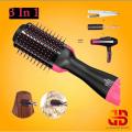 Professional Hot Air Brush Straightening Hair Dryer comb and Volumizer with Comb Straightener Curler, Salon Negative Ion Ceramic Electric Blow Spin Dryer Rotating Brush for All Women, Girl Hair Types. 