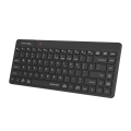 A4Tech Fstyler FBK22 AS Bluetooth & 2.4G Wireless Keyboard - Quiet Key Keyboard - Dual Connectivity Mode - 125Hz Report Rate - Nano Receiver - Black. 